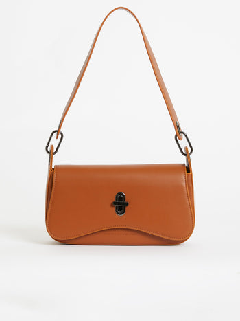 Jeenaa X Flap Baguette Bag