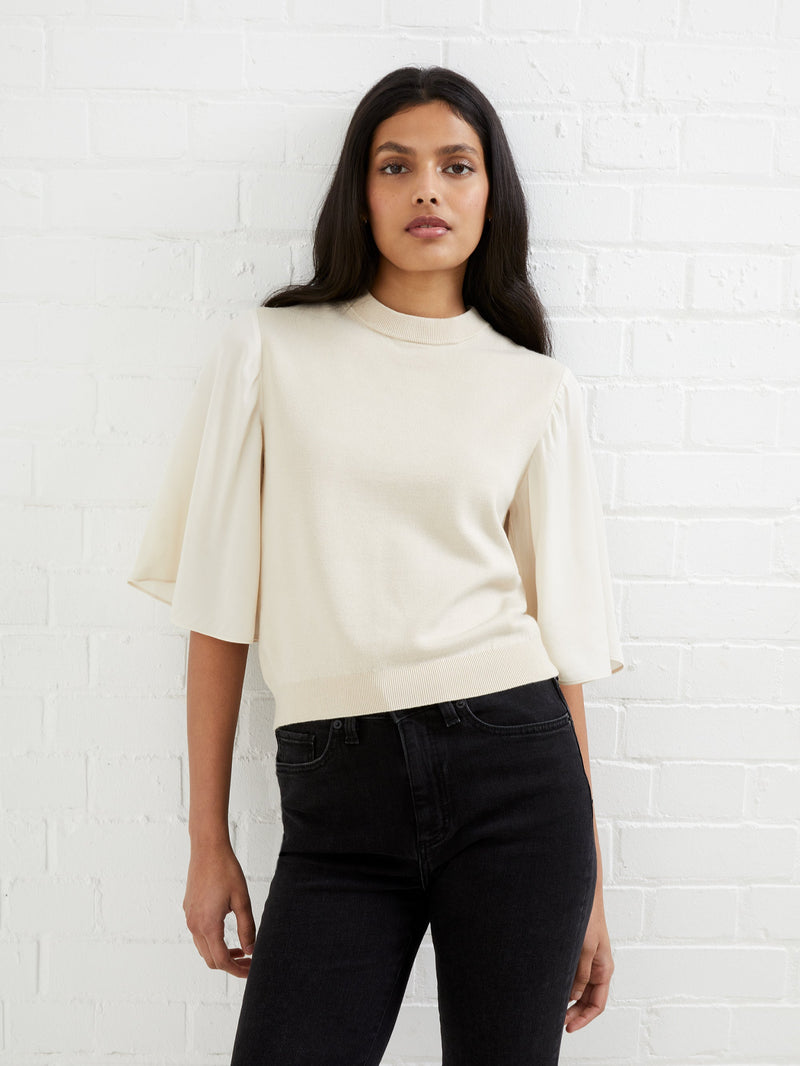 Krista Mix Short Sleeve Jumper