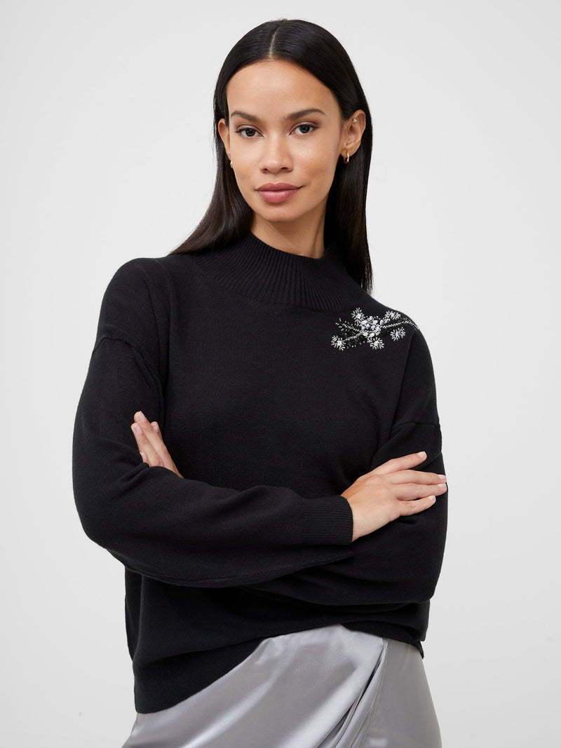 Black diamante outlet jumper