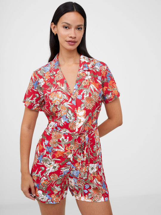 Rever Print Playsuit