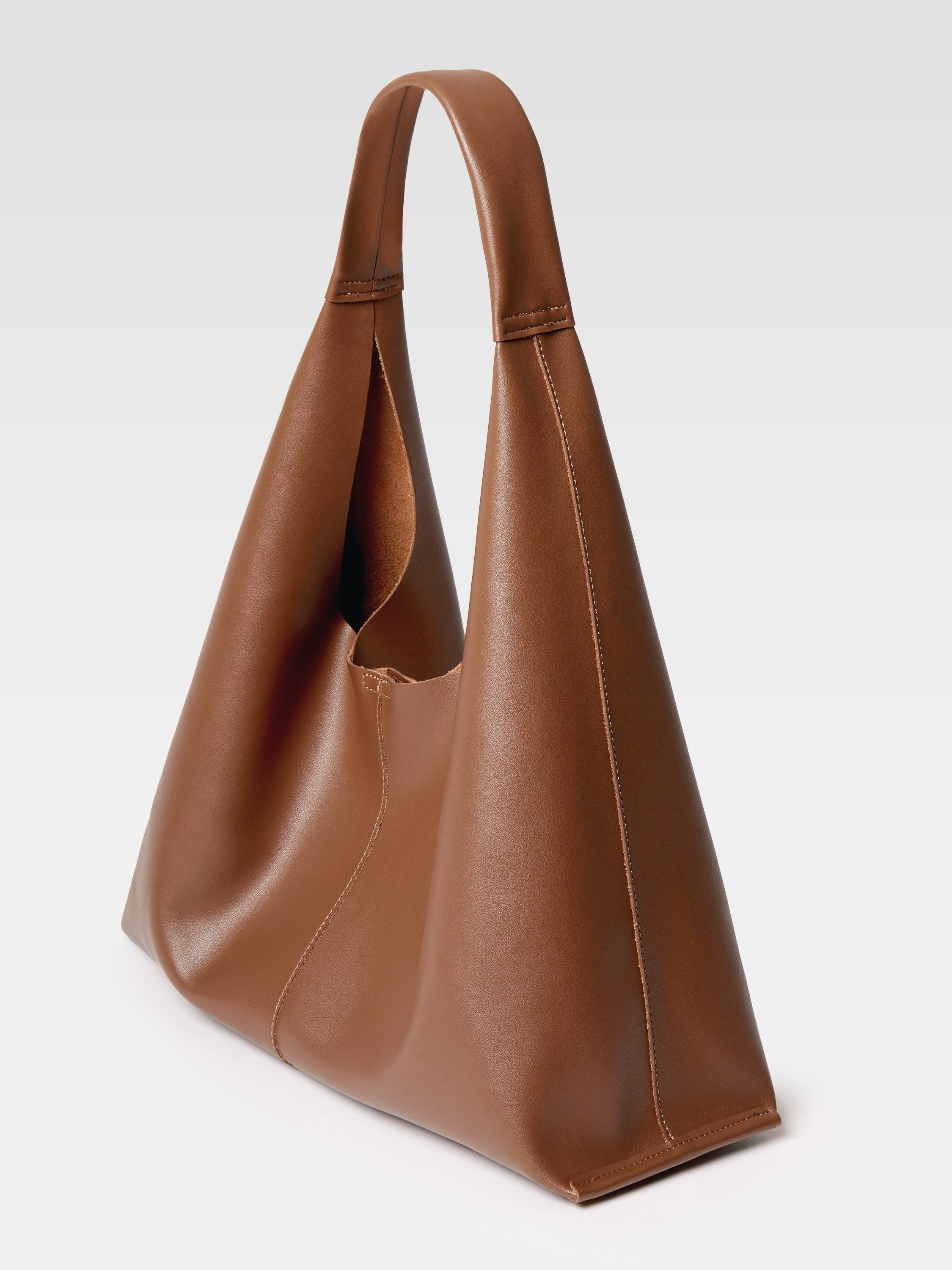 Slouchy Vegan Leather Bag