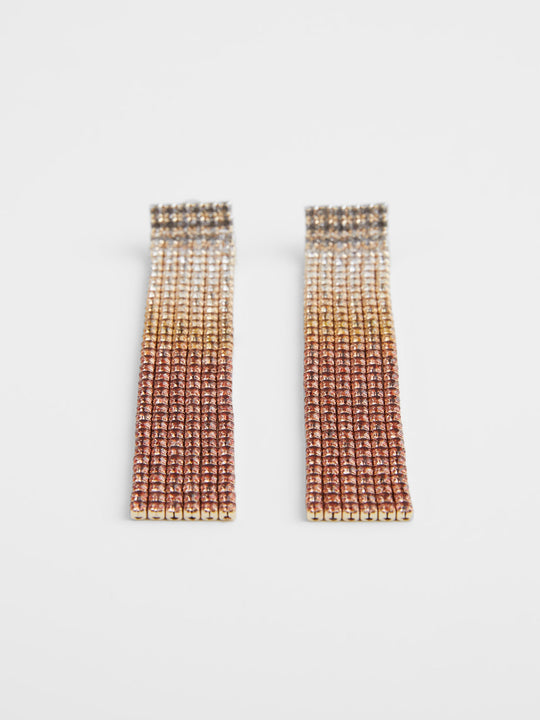 Ombre Diamante Cascade Drop Earrings