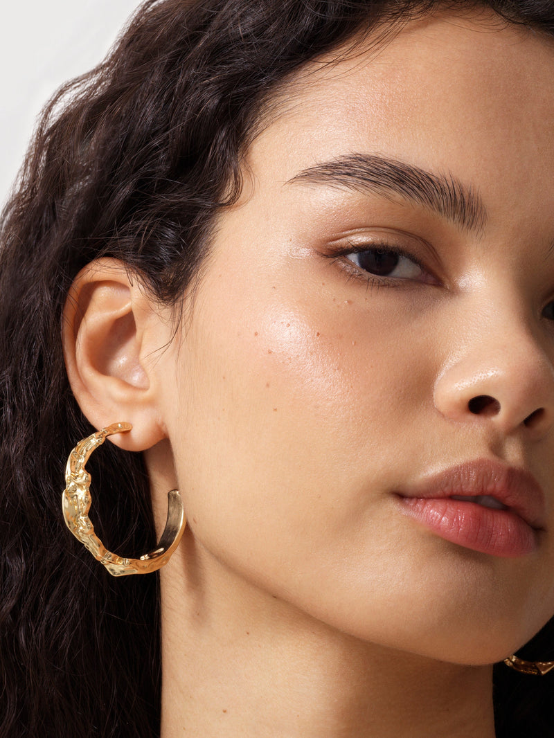 Molten Large Hoop Earrings