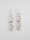 Molten Rectangular Drop Earrings