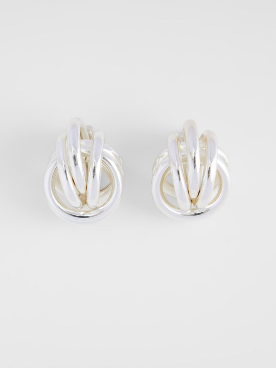 Large Multi Loop Stud Earrings