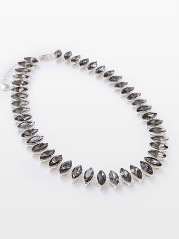 Oval Crystal Necklace