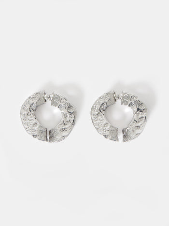 Circular Textured Earrings