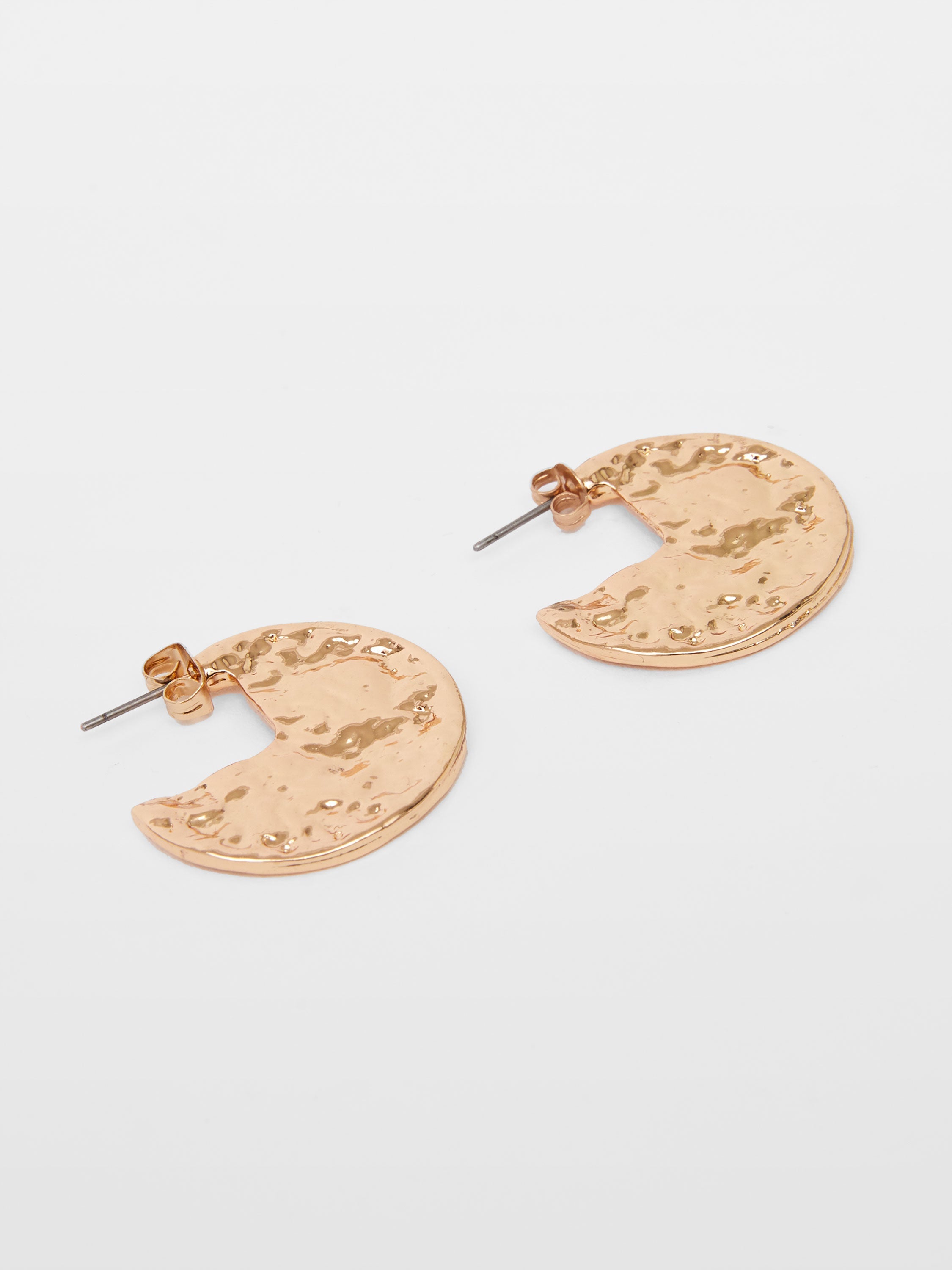 Molten Half Hoop Earrings