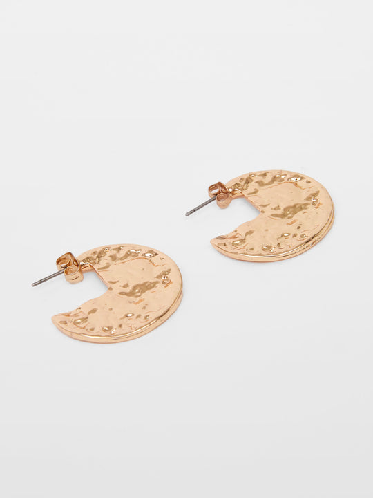 Molten Half Hoop Earrings