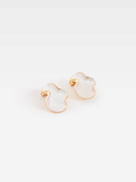 Irregular Oval Earrings