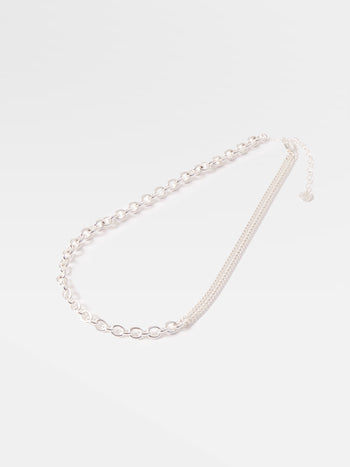 Mixed Chunky Chain Necklace