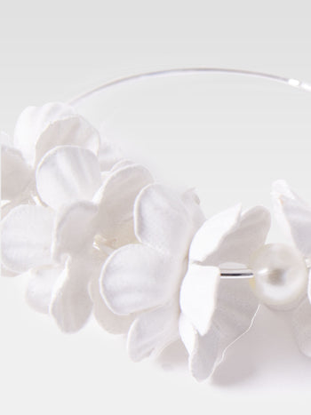 Metal Floral Earrings