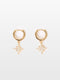 Star Huggie Hoop Earrings