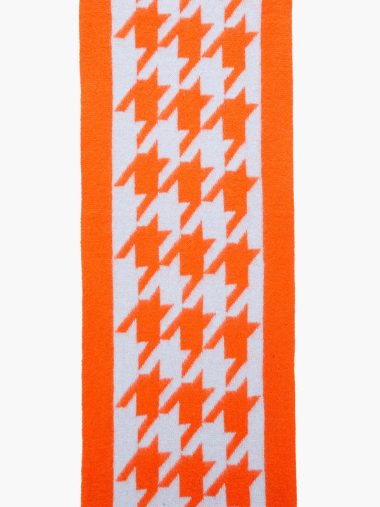 Oversized Houndstooth Scarf
