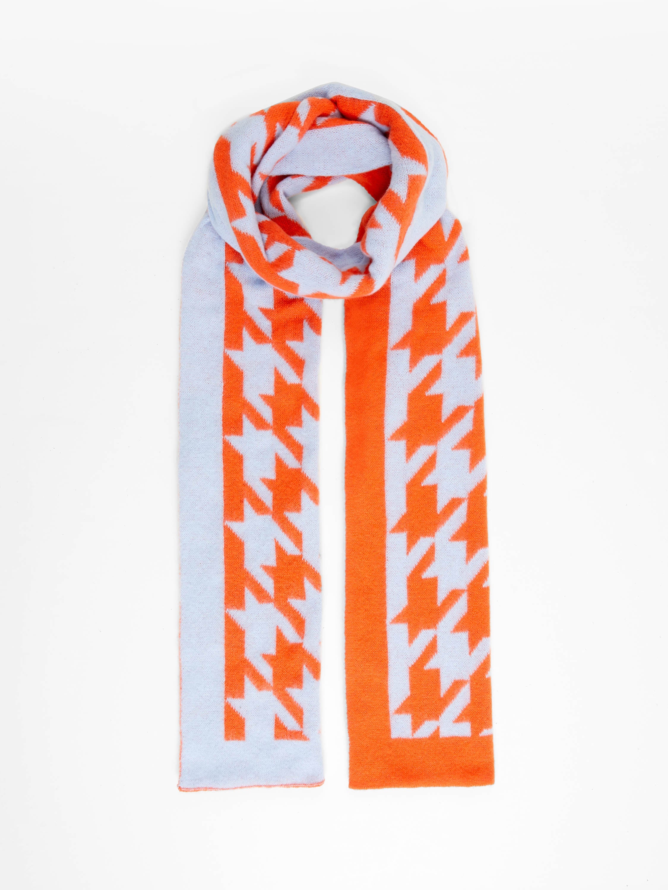 Oversized Houndstooth Scarf