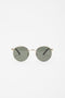 Metal Round Rimless Sunglasses
