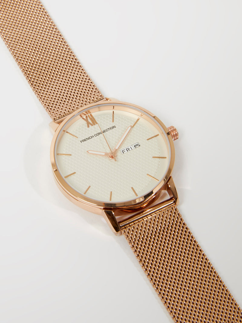 French connection deals white watch