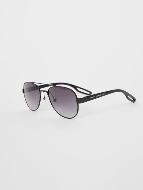 Metal D-Frame Sunglasses