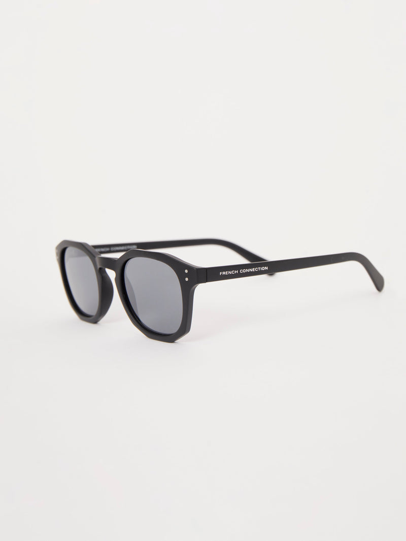 Faceted Preppy Sunglasses French Connection EU